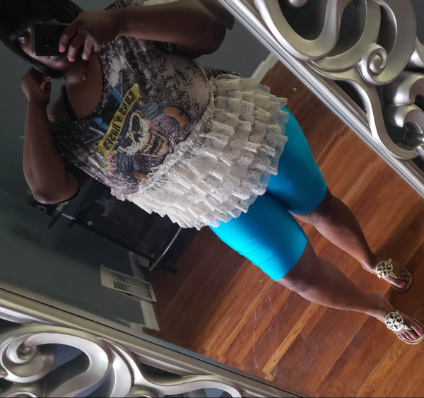 "Let's Ride" Biker shorts